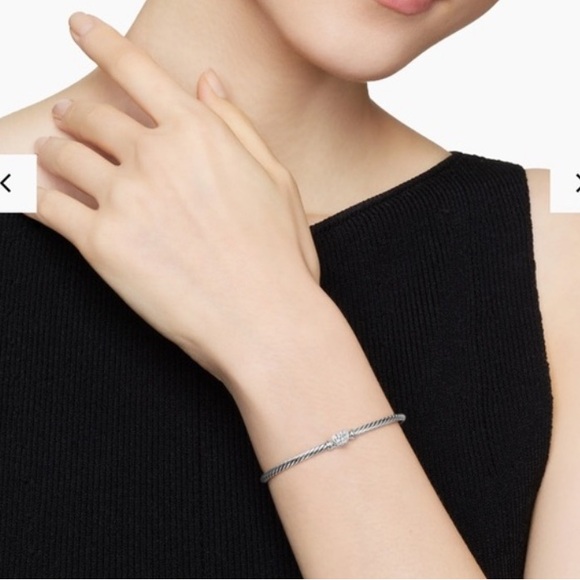 David Yurman Classic Cable Heart Bracelet - Picture 5 of 12